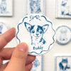 Custom Pet Portrait Ceramic Magnet