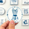 Custom Pet Portrait Ceramic Magnet