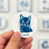 Custom Pet Portrait Ceramic Magnet