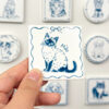 Custom Pet Portrait Ceramic Magnet