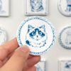 Custom Pet Portrait Ceramic Magnet
