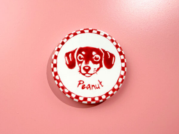 Custom Pet Portrait Ceramic Magnet