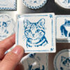 Custom Pet Portrait Ceramic Magnet