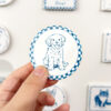 Custom Pet Portrait Ceramic Magnet
